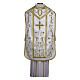 Roman chasuble in silk and cotton, hand-embroidered Gamma s1