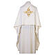 Humeral veil 100% polyester with machine embroidered cross and decorations Gamma s1