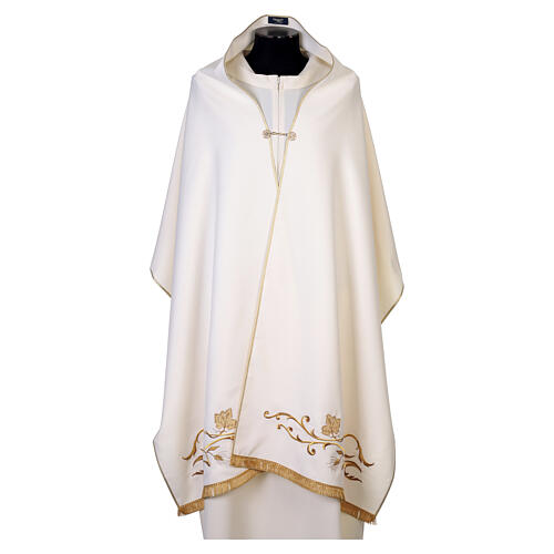 Voile huméral 100% polyester brodé à la machine croix et décorations Gamma 4