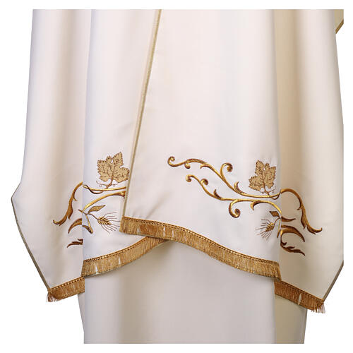 Voile huméral 100% polyester brodé à la machine croix et décorations Gamma 6