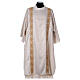 Embroidered dalmatic and stole gold 100% polyester s1
