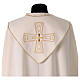 Pluviale 100% Polyester goldenen Kreuz Gamma s2