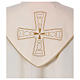 Capa de Asperges 100% poliéster cruz dourada Gamma s2