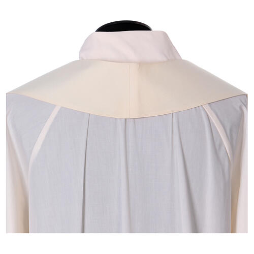 Liturgical cope 100% polyester with golden cross 8