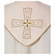 Liturgical cope 100% polyester with golden cross s2