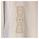 Liturgical cope 100% polyester with golden cross s4