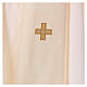 Liturgical cope 100% polyester with golden cross s7