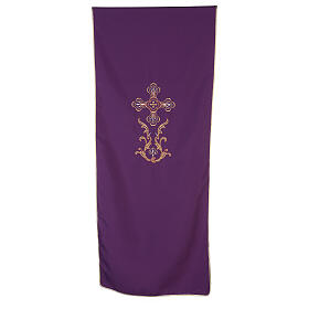 Lectern cover, 100% polyester, cross Gamma