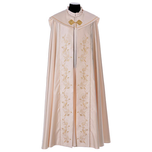 Liturgical cope 100% polyester gold decorations 1