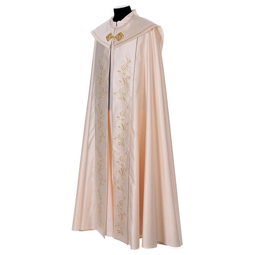 Liturgical cope 100% polyester gold decorations 3
