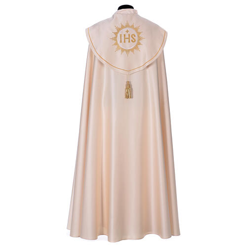 Liturgical cope 100% polyester gold decorations 5