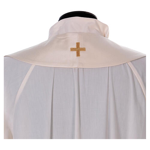 Liturgical cope 100% polyester gold decorations 9