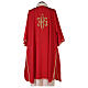 Dalmatic, cross with embossed IHS, 100% polyester s9