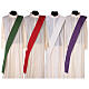 Deacon dalmatic cross with embroidered IHS 100% polyester s13