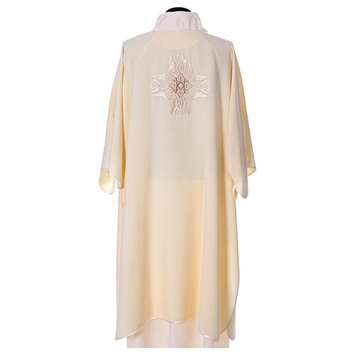 Dalmatic, cross with braided pattern, 100% polyester 9