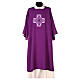 Dalmatic, cross with braided pattern, 100% polyester s7