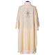 Dalmatic with woven cross decoration 100% polyester s9