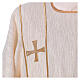 Dalmatic with golden cross, polyester cotton and lurex s5