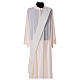 Ivory dalmatic with Marian crown 100% polyester s4