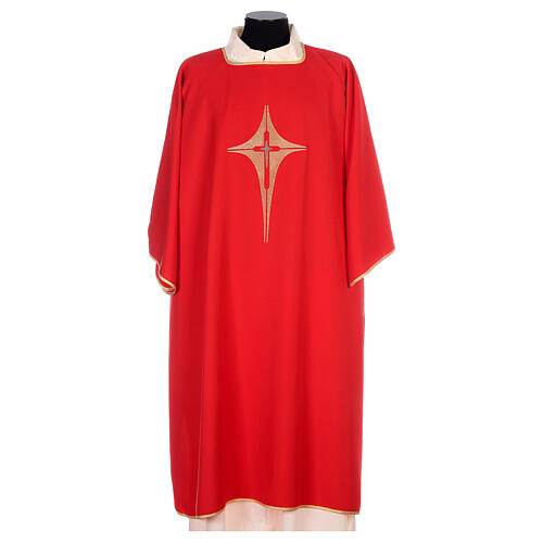 Dalmatic 100% polyester, cross and star 4