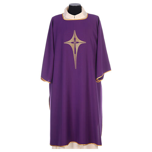 Dalmatic 100% polyester, cross and star 6