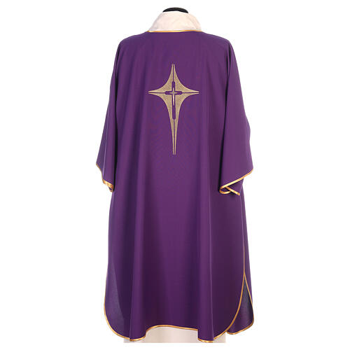 Dalmatic 100% polyester, cross and star 9