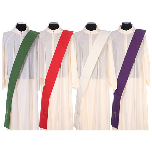 Dalmatic 100% polyester, cross and star 10