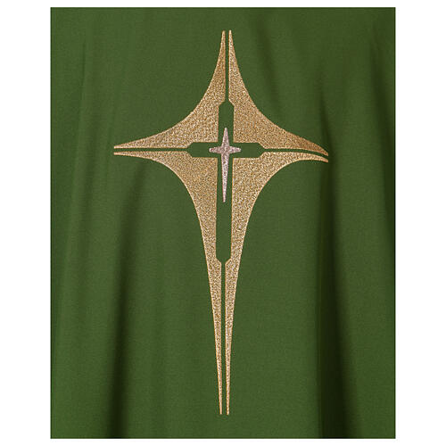 Dalmatic with star cross 100% polyester 3