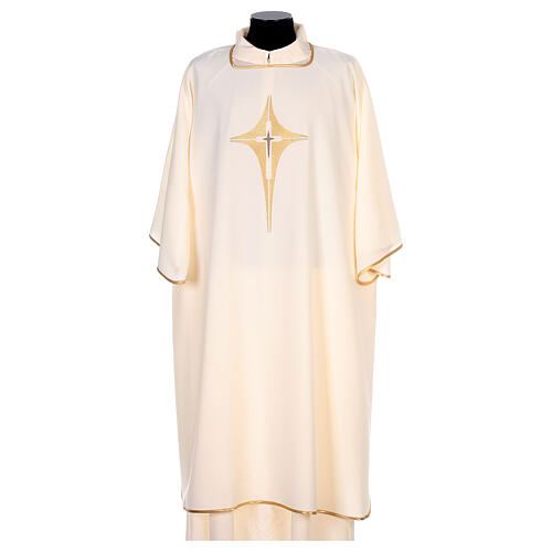 Dalmatic with star cross 100% polyester 5
