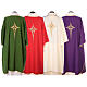 Dalmatic with star cross 100% polyester s8