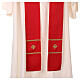 Embroidered chasuble with golden decorations in 100% polyester s13