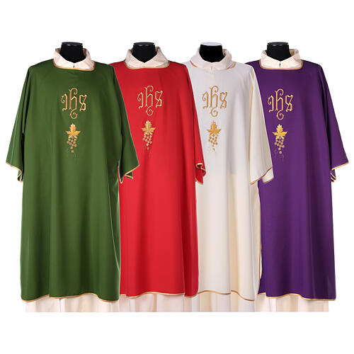 Dalmatic 100% polyester, grapes and leaf 1