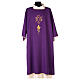 Dalmatic 100% polyester, grapes and leaf s7