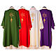 Dalmatic 100% polyester, grapes and leaf s8