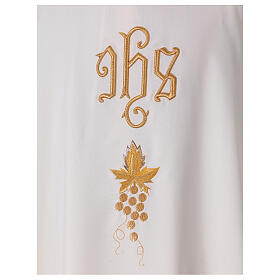 Copes, Roman Chasubles and Dalmatics: Dalmatic grape bunch and leaf 100% polyester