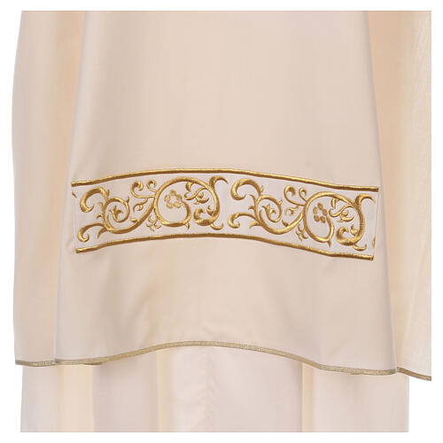 Dalmatic 100% polyester, galloon, gold embroidery Gamma 2