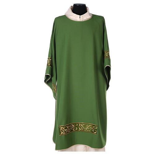 Dalmatic 100% polyester, galloon, gold embroidery Gamma 3