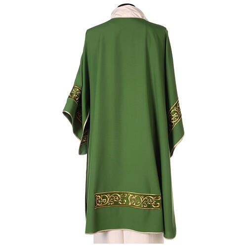 Dalmatic 100% polyester, galloon, gold embroidery Gamma 10