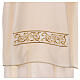 Dalmatic 100% polyester, galloon, gold embroidery Gamma s2