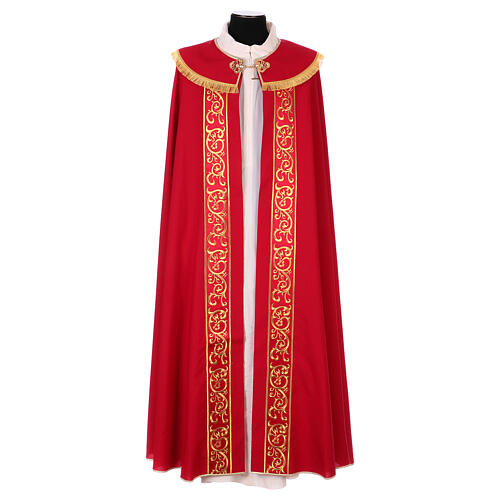 Kapa liturgiczna złote dekoracje 100% poliester Gamma 5