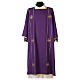 Dalmatic with stole, 100% polyester, cross pattern s7