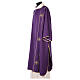 Dalmatic with stole, 100% polyester, cross pattern s8