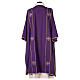 Dalmatic with stole, 100% polyester, cross pattern s9