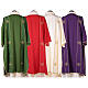 Dalmatic with stole, 100% polyester, cross pattern s10