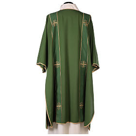 Dalmatica con stola 100% poliestere decori a croce s3