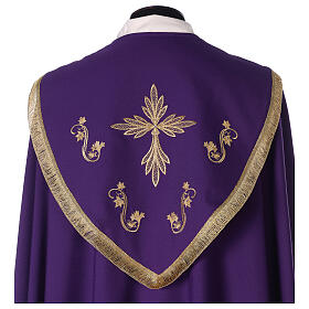 Copes, Roman Chasubles and Dalmatics: Cope embroidered with Swarovski 100% wool Copes, Roman Chasubles and Dalmatics: Cope embroidered with Swarovski 100% wool