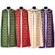 Capa de asperges bordada com strass 100% lã quatro cores litúrgicas s1