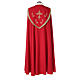 Embroidered priest cope with strass, 100% wool 4 colors s13