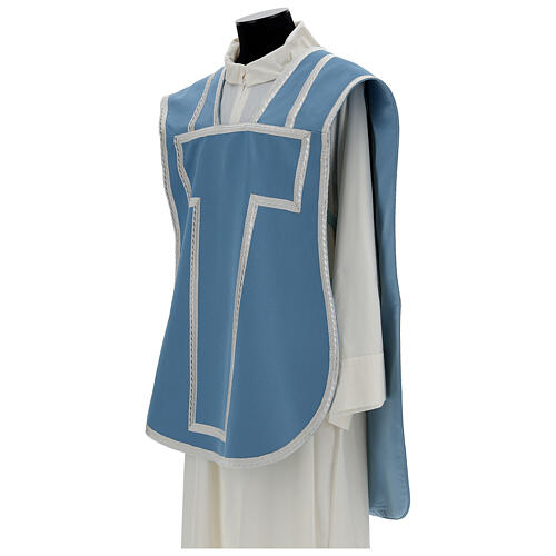 Marian chasuble in cotton blend 4