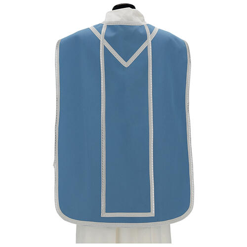 Marian chasuble in cotton blend 5